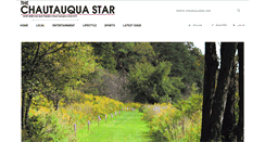 Desktop Screenshot of chautauquastar.com